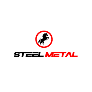 Steel metal logo